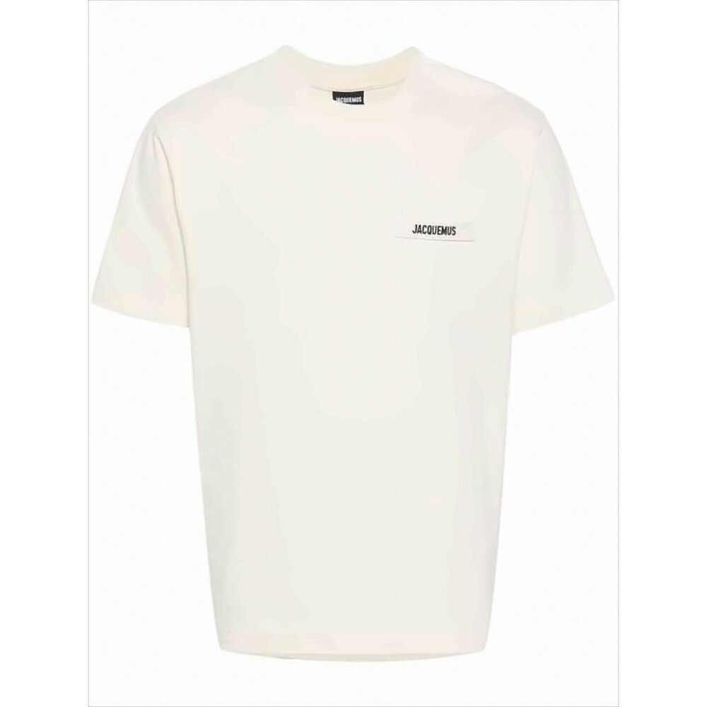 JACQUEMUS Relaxed-Fit Crew Neck Jacquemus T-Shirt With Rectangular Patch